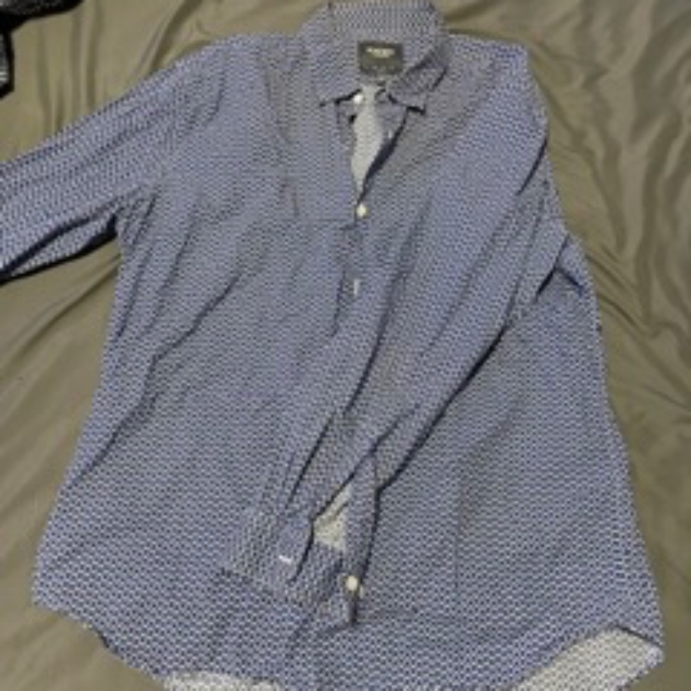 Mens Slim Fit Size XL Bonobos Long Sleeve Dress Shirt